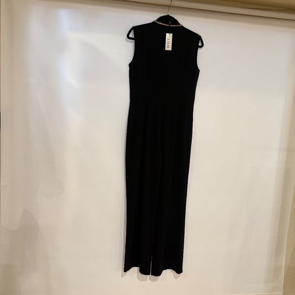 NWT - WHY Black Pantsuit size small - Picture 3 of 9